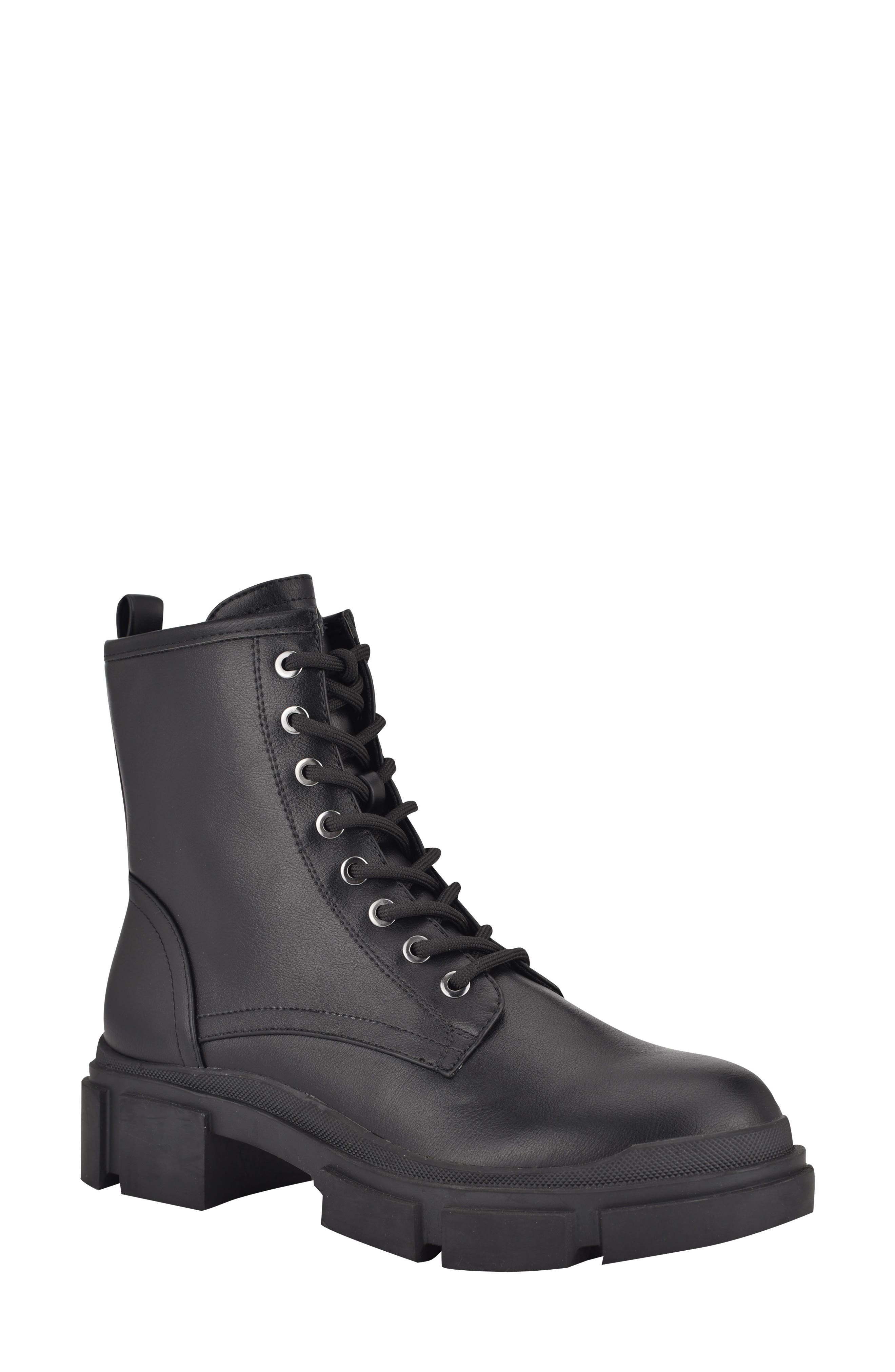 nine west combat boots