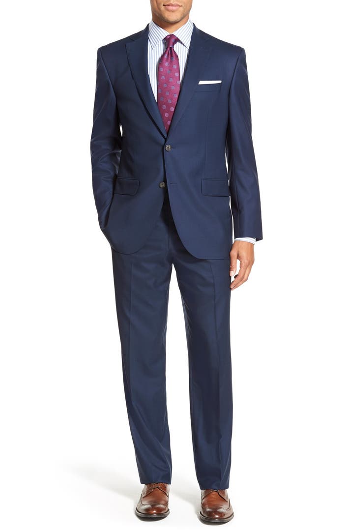 David Donahue Ryan Classic Fit Solid Wool Suit | Nordstrom