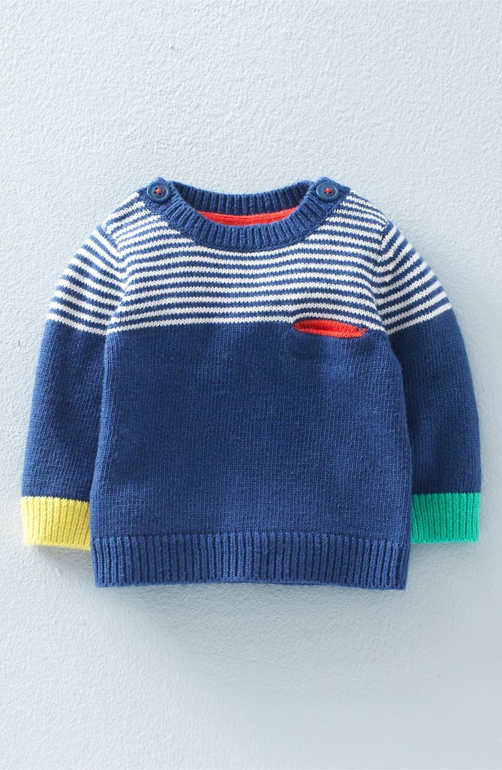 Mini Boden 'Fun' Knit Sweater (Baby Boys & Toddler Boys) | Nordstrom