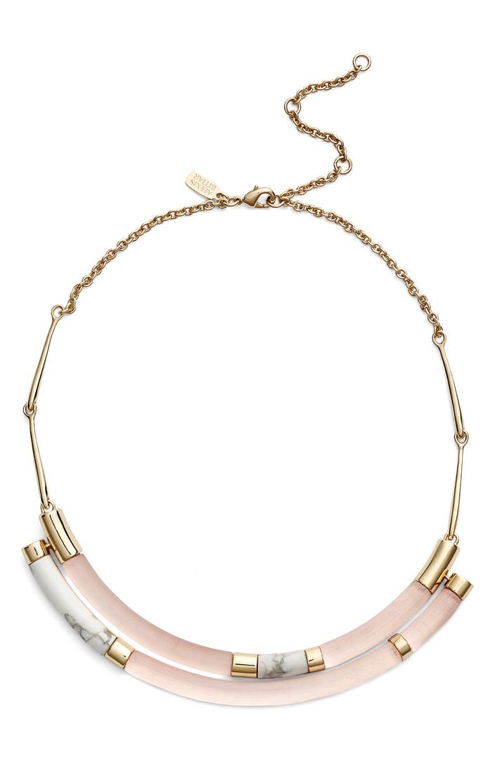 Alexis Bittar 'Lucite®' Colorblock Crescent Bib Necklace | Nordstrom