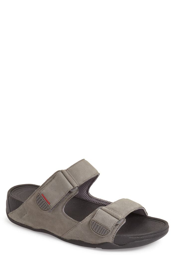 FitFlop™ 'Xosa™' Leather Slide Sandal (Men) | Nordstrom