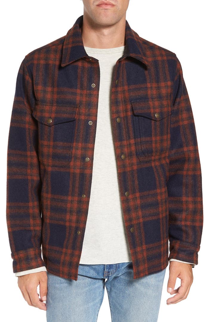 Filson 'Macinaw' Plaid Wool Flannel Shirt Jacket | Nordstrom