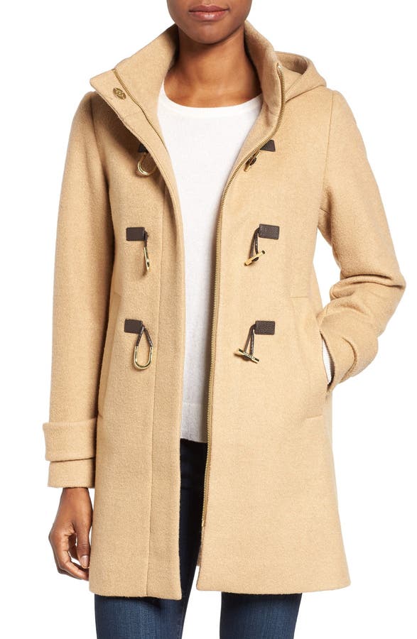 Vince Camuto Boiled Wool Blend Duffle Coat | Nordstrom