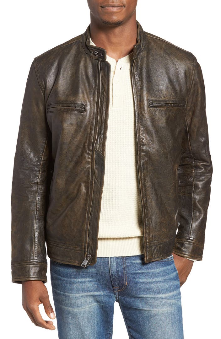Lucky Brand Bonneville Washed Leather Jacket | Nordstrom