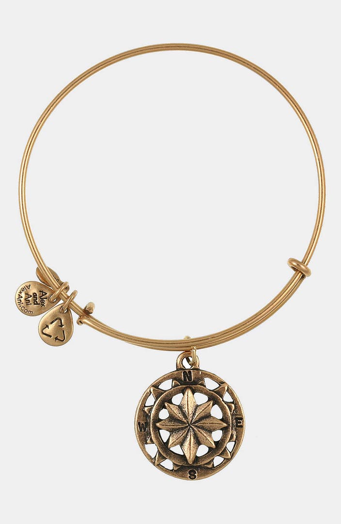 Alex and Ani 'Compass' Expandable Wire Bangle | Nordstrom
