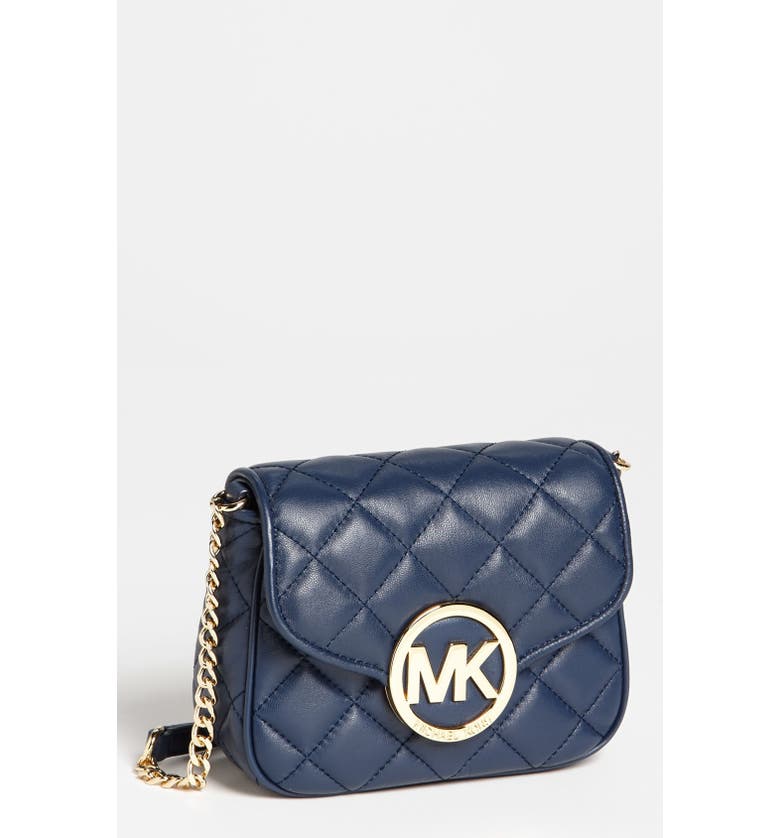 MICHAEL Michael Kors &#39;Fulton - Small&#39; Quilted Leather Crossbody Bag | Nordstrom