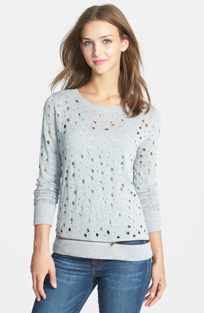 Halogen® Drop Needle Stitch Sweater (Regular & Petite) | Nordstrom