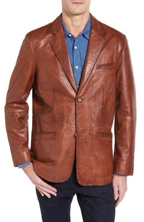 Leather (Genuine) Blazers & Sport Coats for Men | Nordstrom
