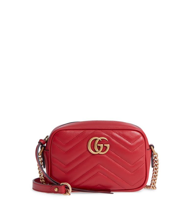 Gucci GG Marmont 2.0 Matelassé Leather Camera Bag | Nordstrom