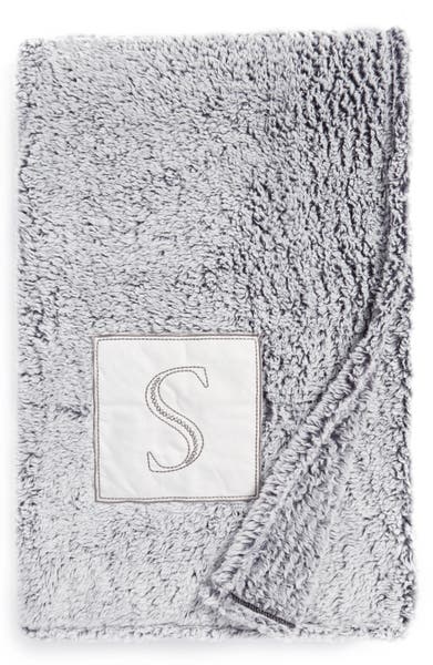Main Image - Levtex Frosted Monogram Throw Blanket