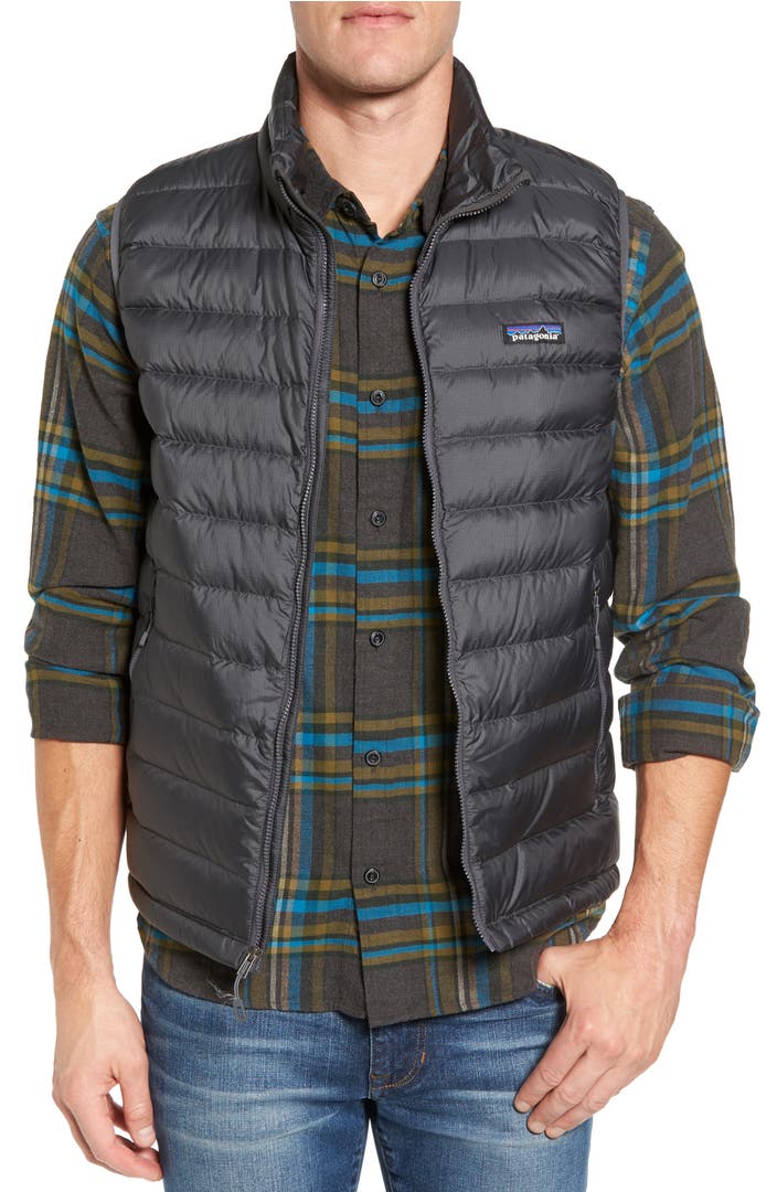 Patagonia Windproof & Water Resistant 800 Fill Power Down Quilted Vest ...