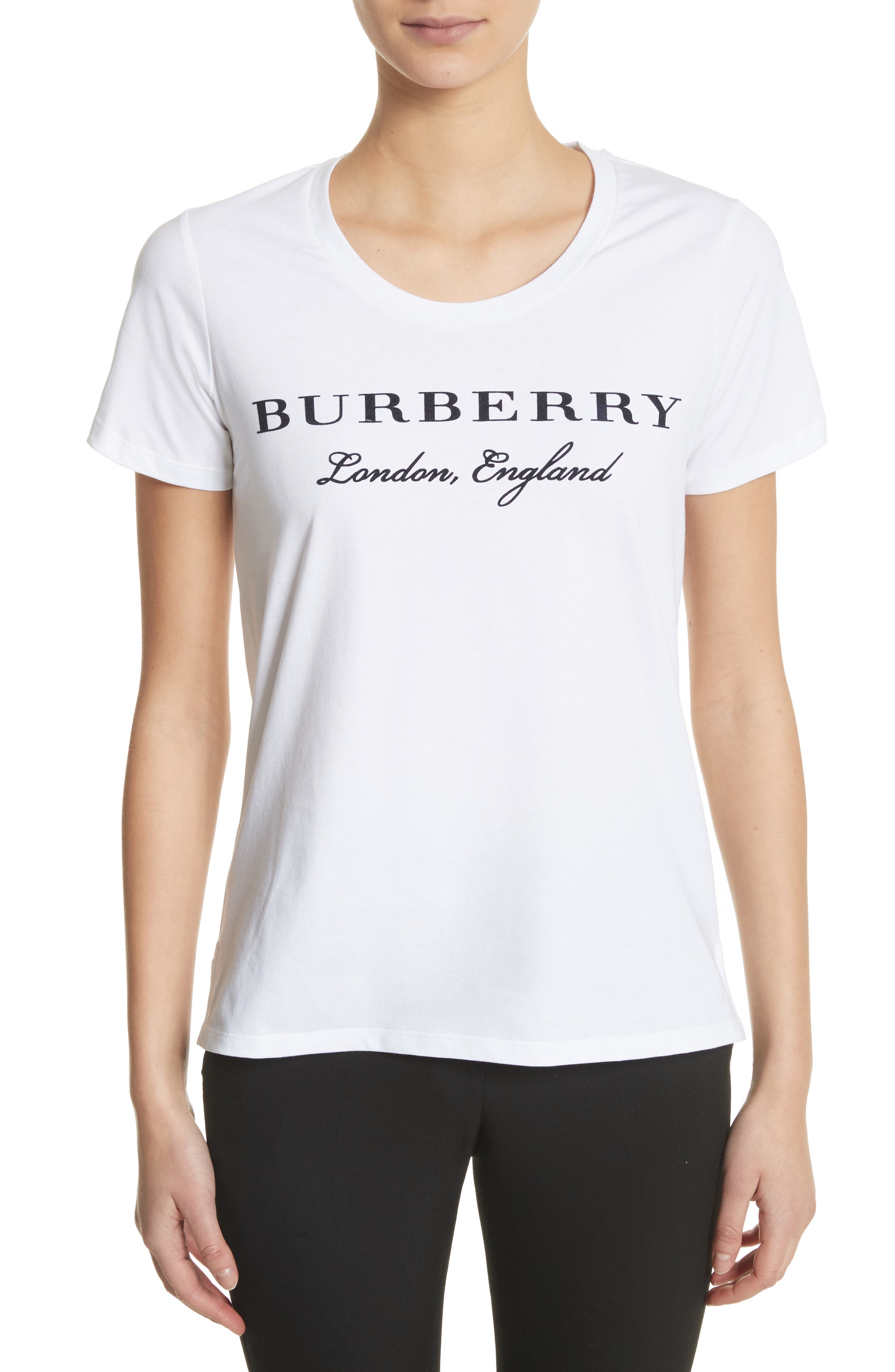 burberry double logo t shirt