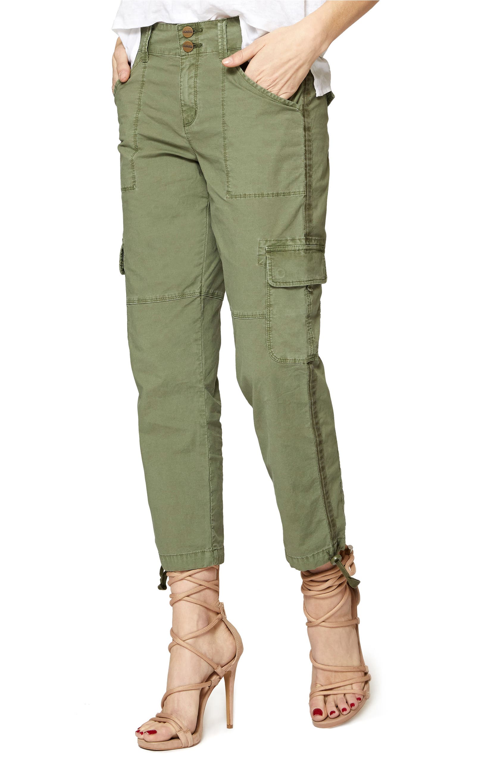 Terrain Crop Cargo Pants,
                        Main,
                        color, Cadet