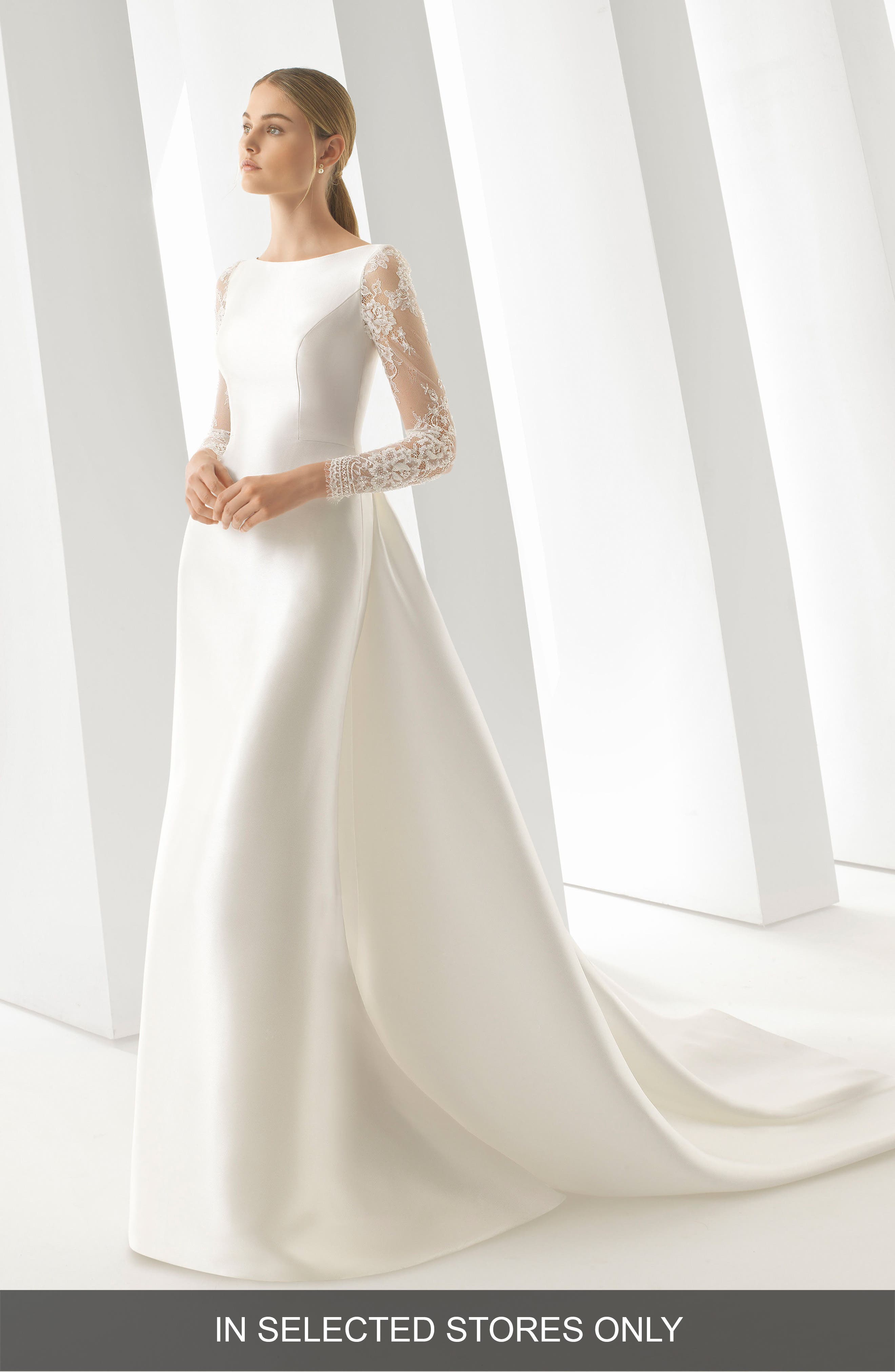 nordstrom long sleeve wedding dress