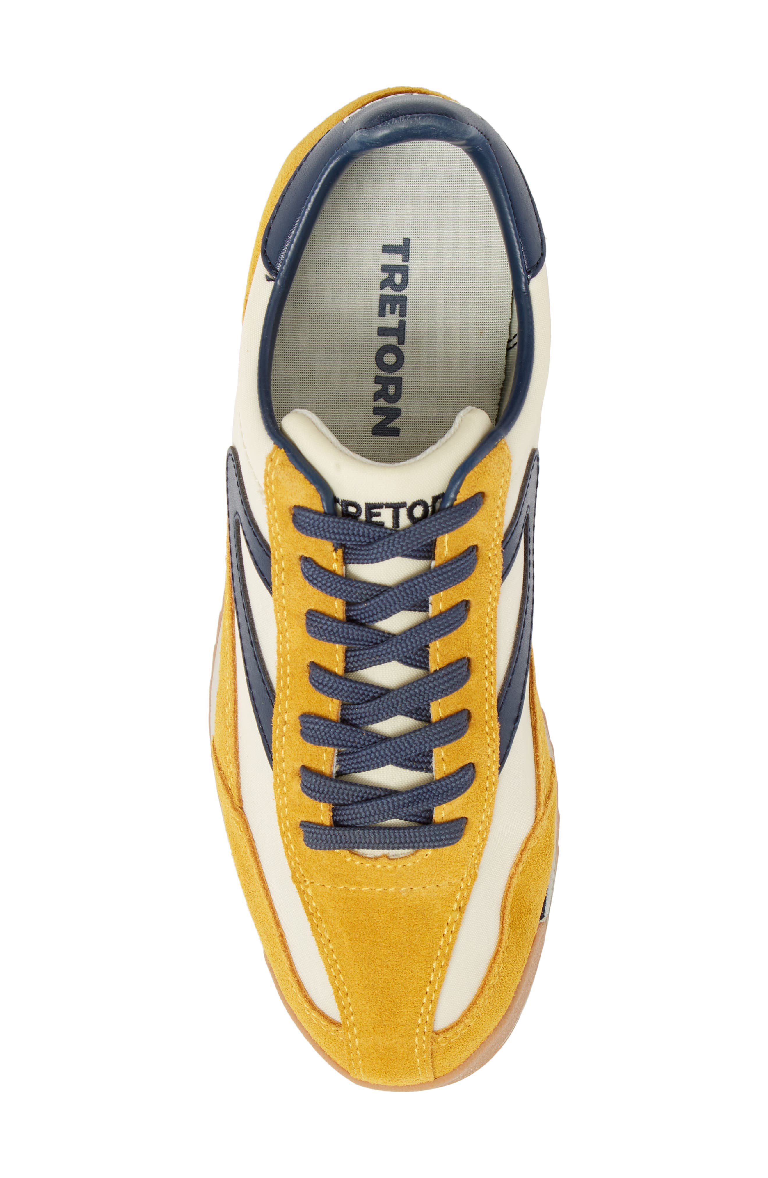 tretorn rawlins 2 sneakers in lemon suede