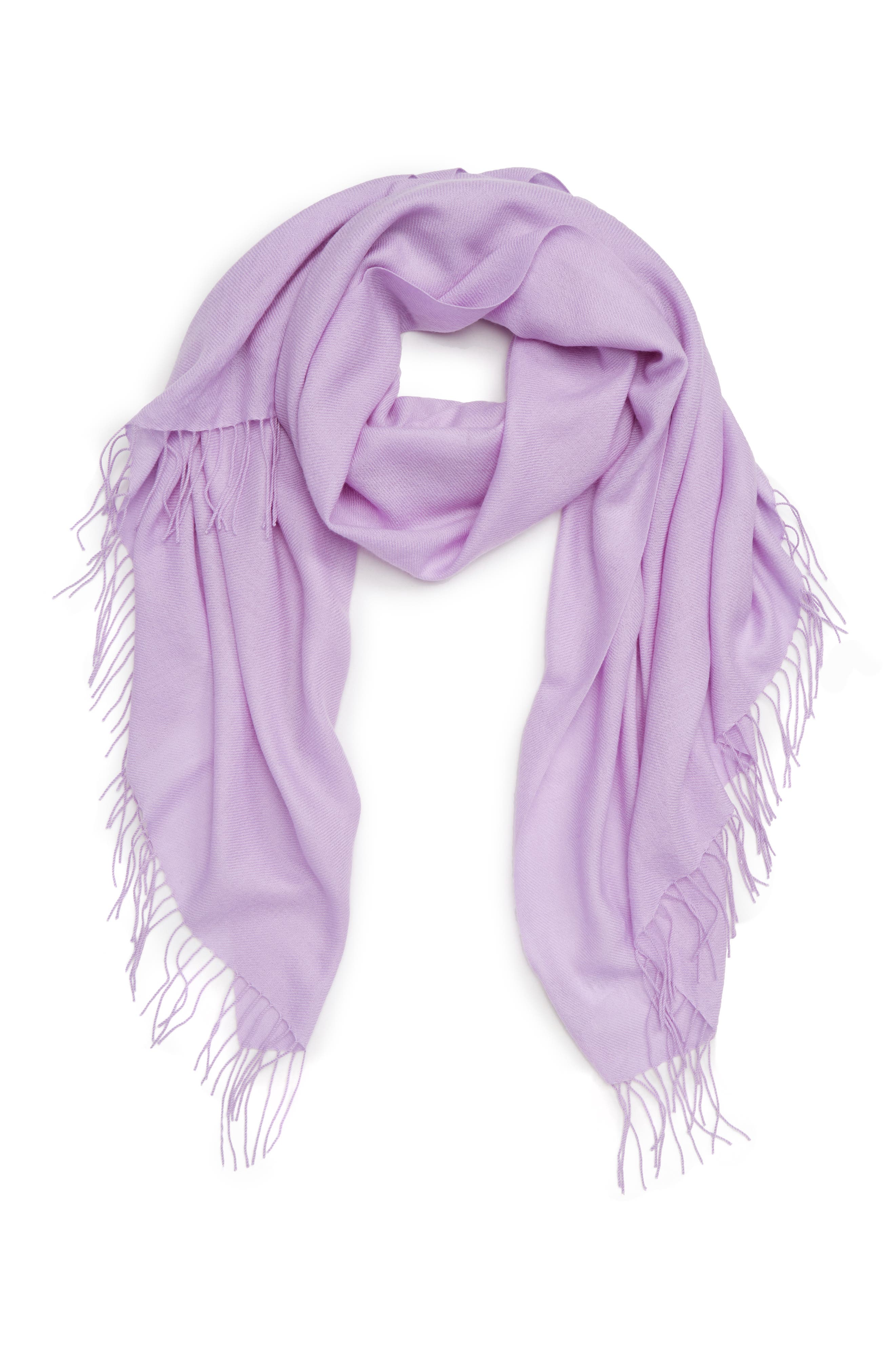 dark purple cashmere scarf