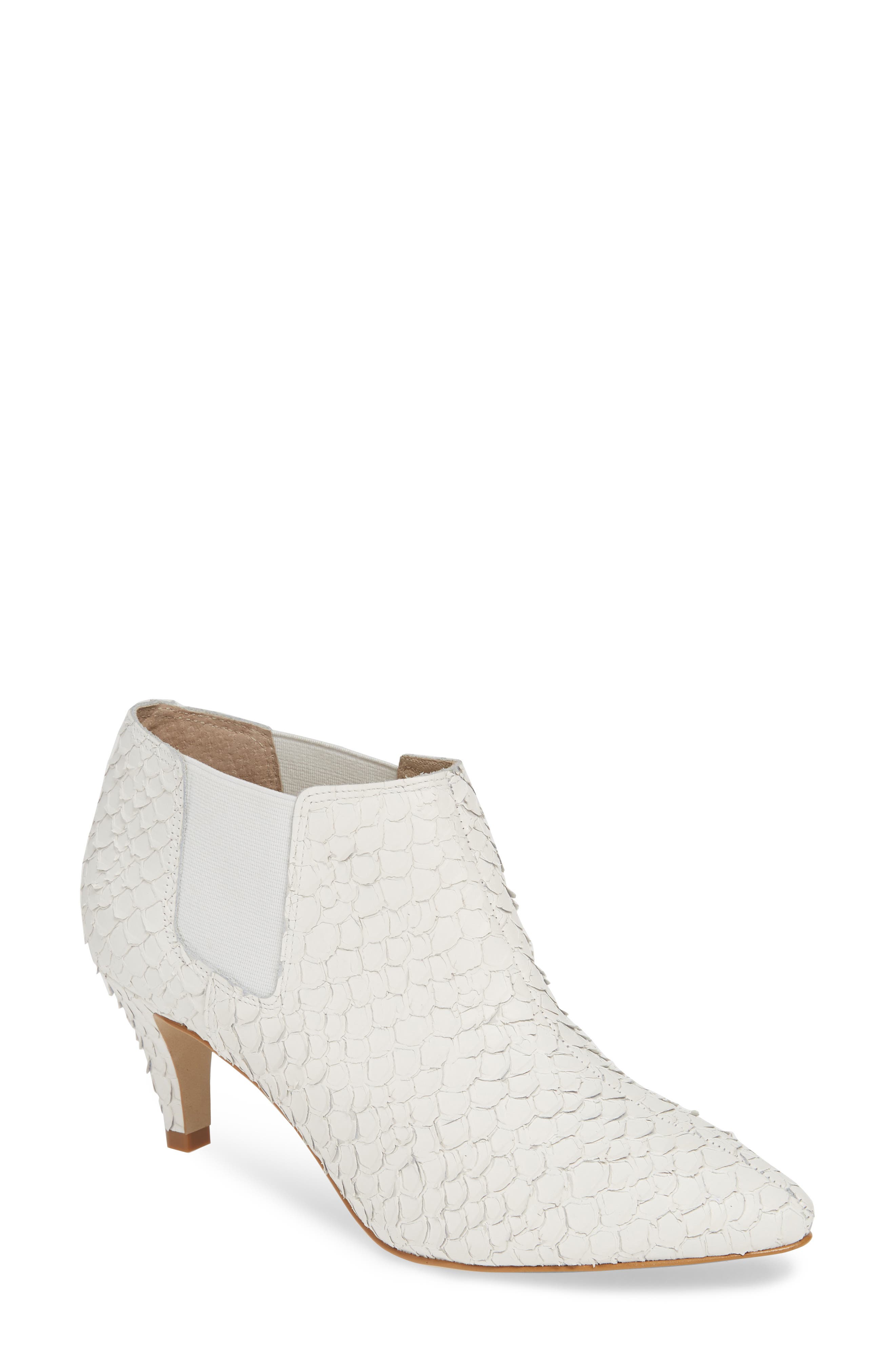 nordstrom white ankle boots