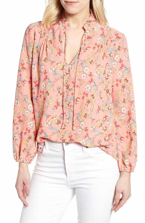 coral shirts for women | Nordstrom