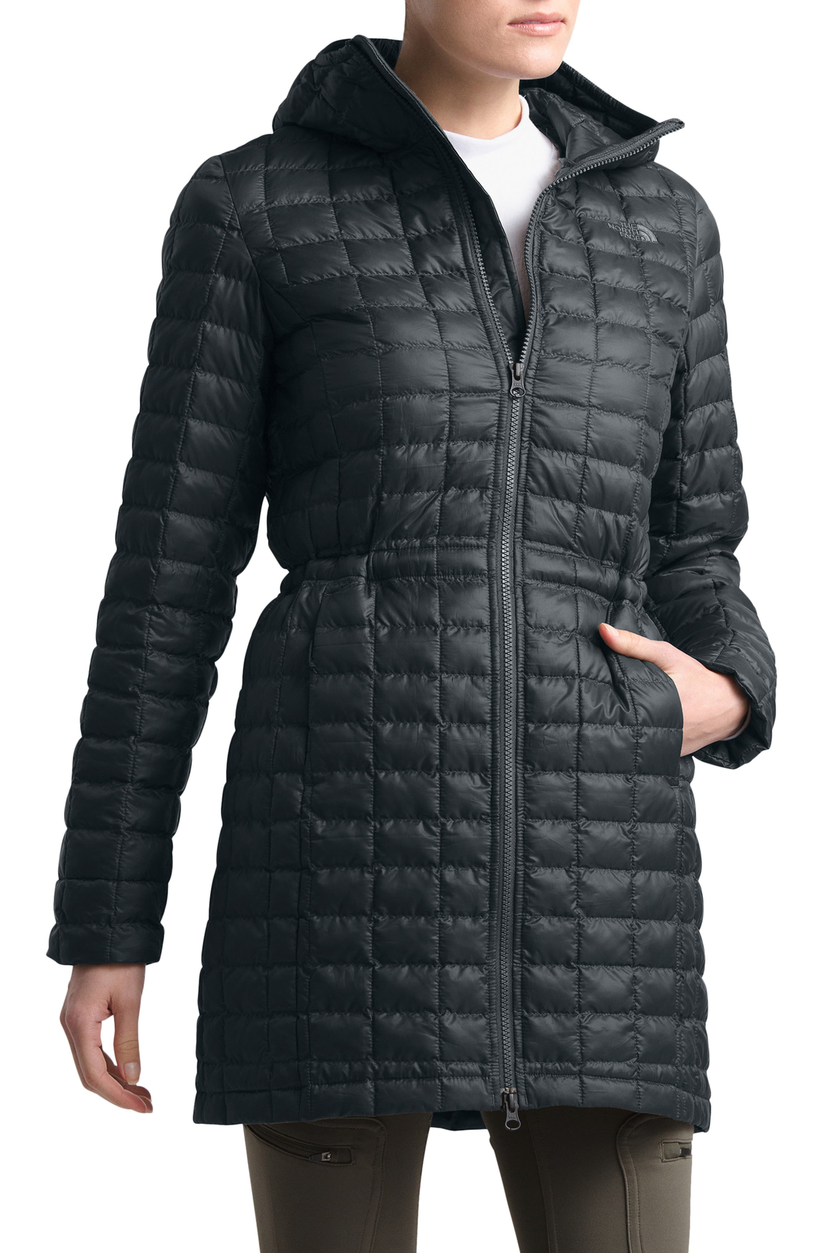 north face women's full length coat