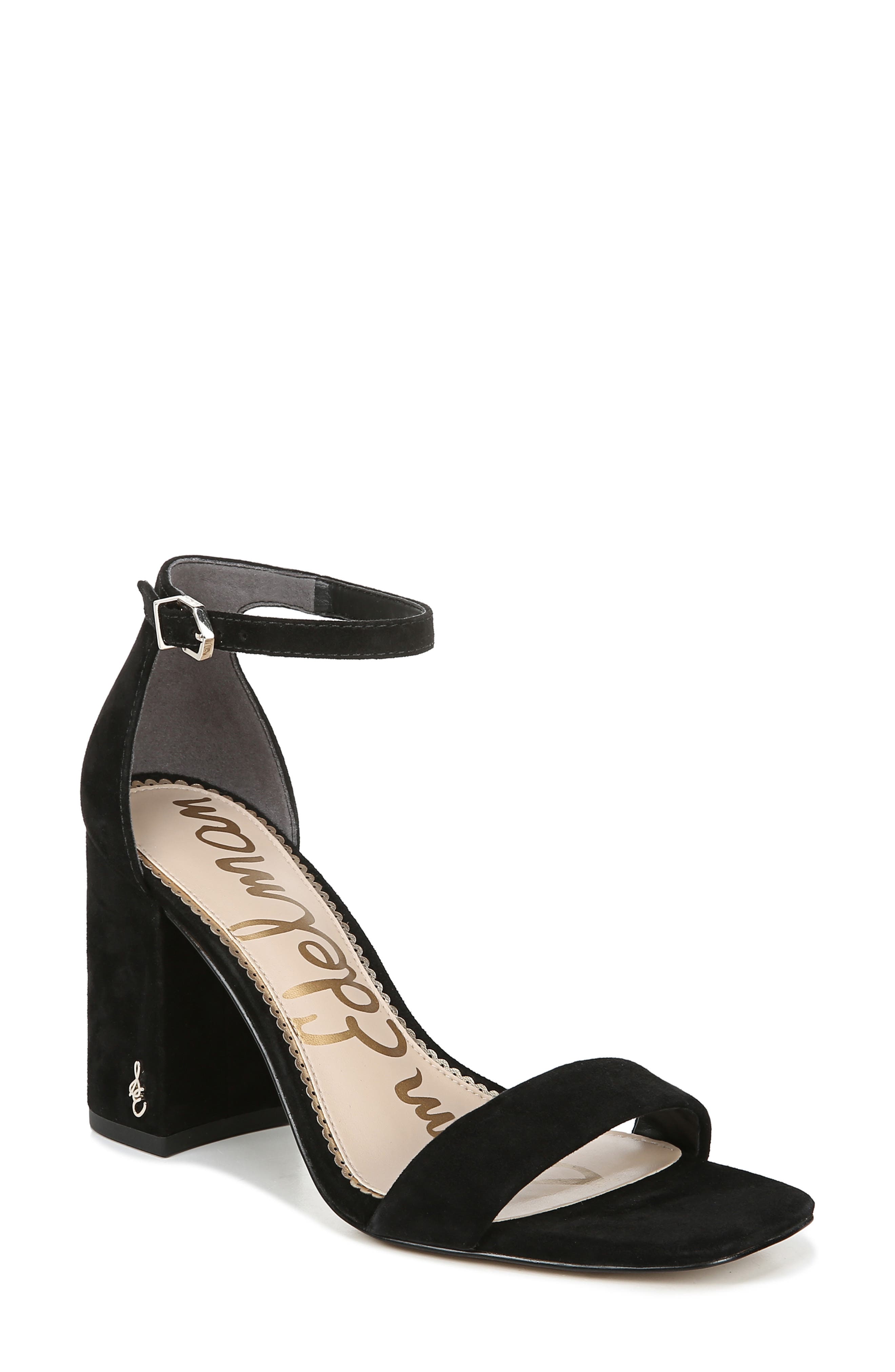 sam edelman black and white heels