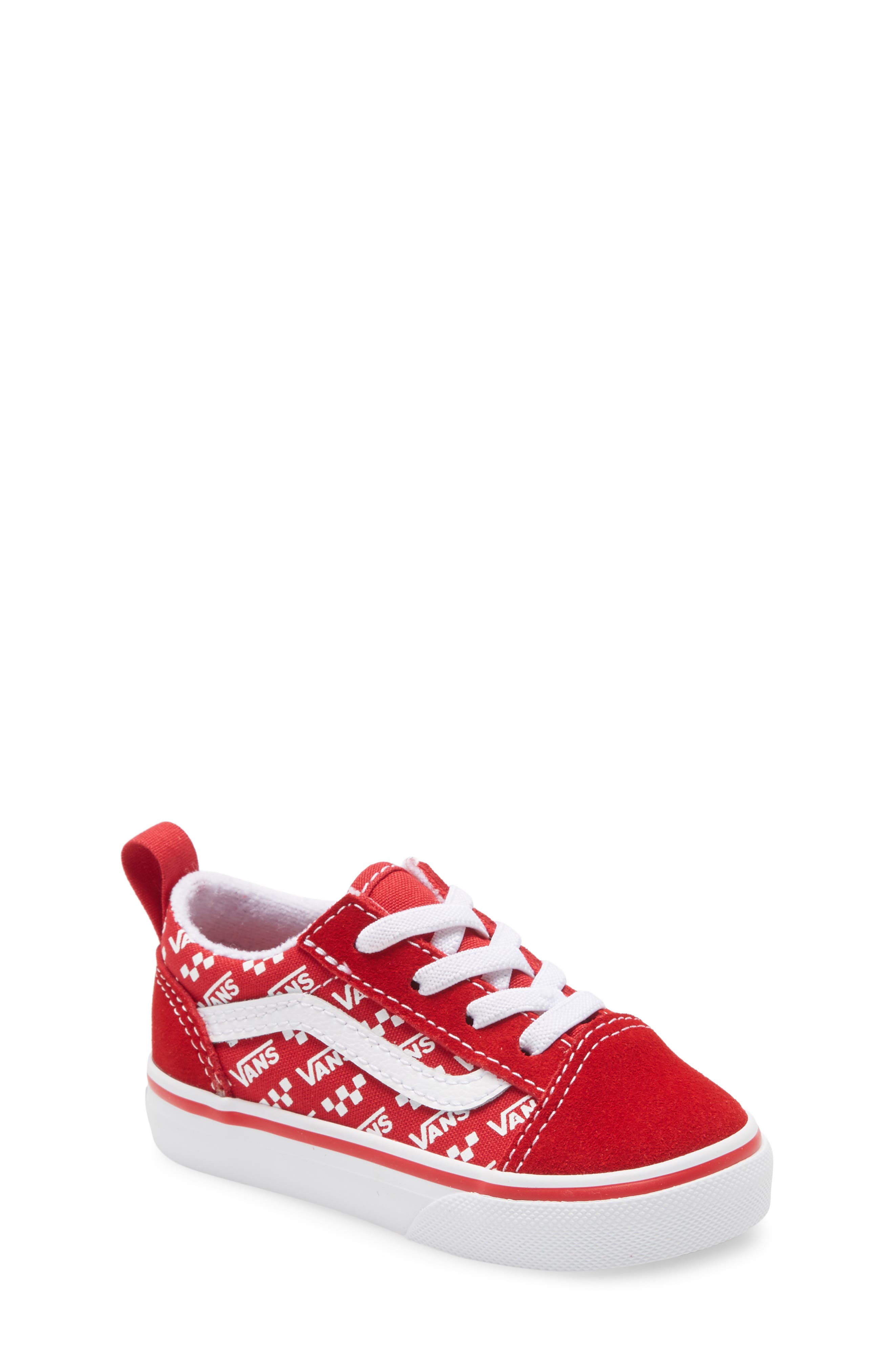 red baby vans shoes