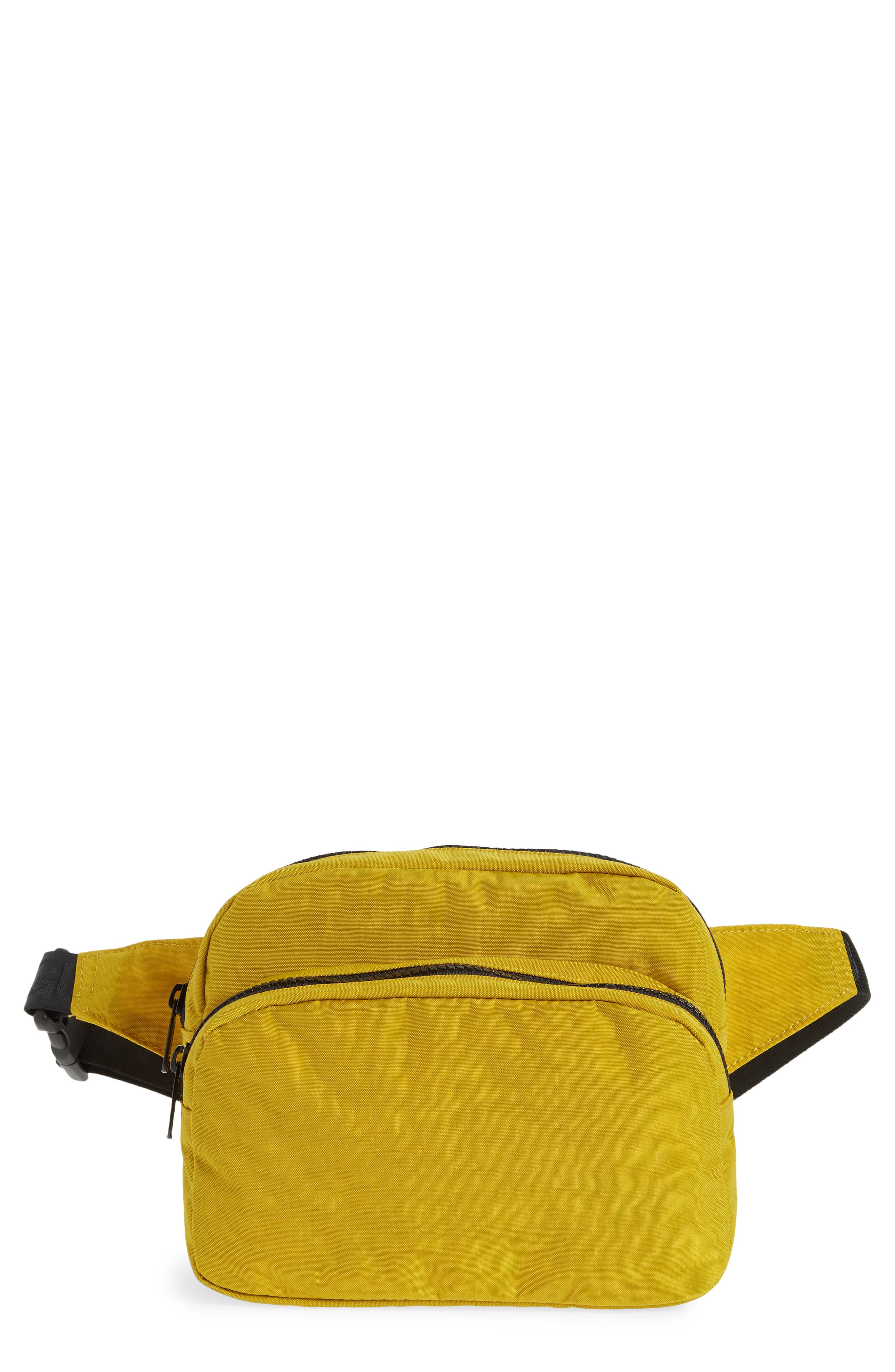 gucci belt bag yellow and black