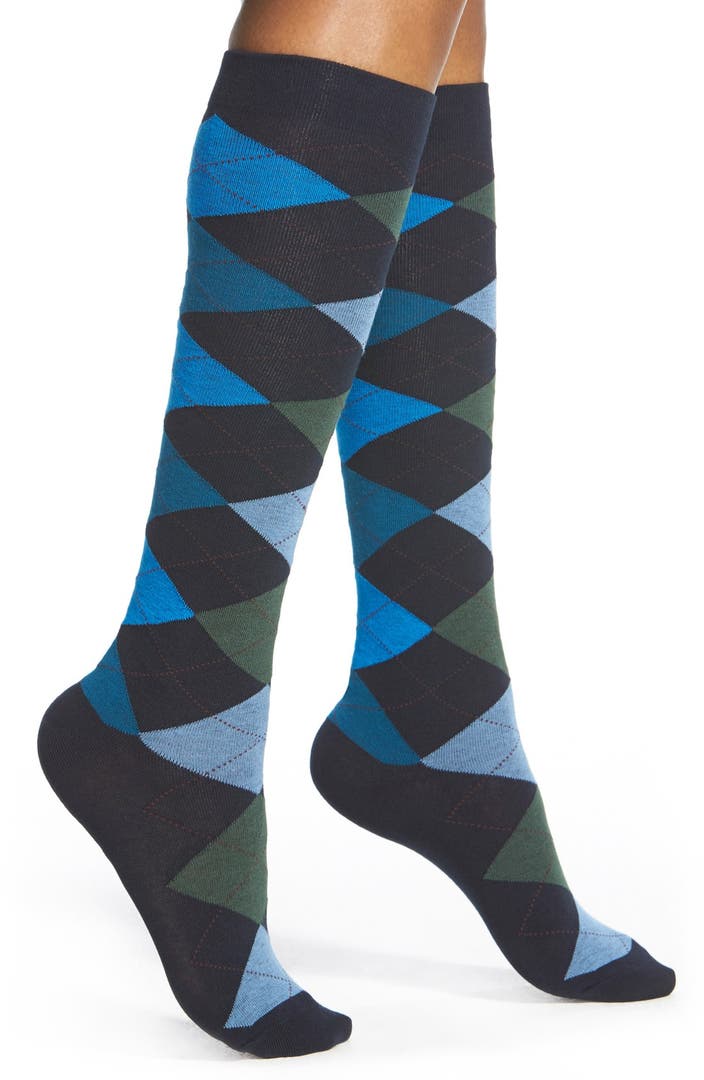 Hue Argyle Knee Socks (3 for $21) | Nordstrom