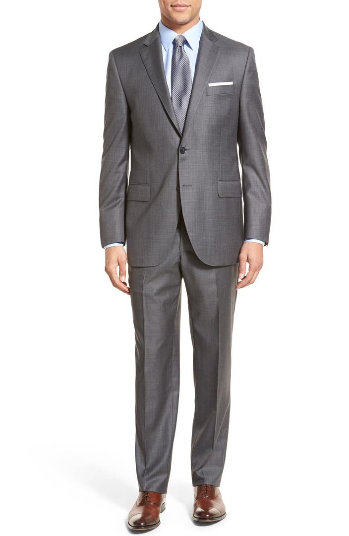 Peter Millar Classic Fit Solid Wool Suit | Nordstrom