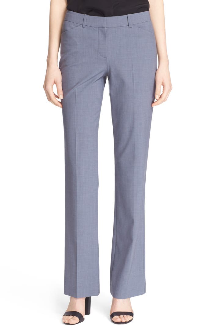 Theory Custom Max Stretch Wool Pants | Nordstrom