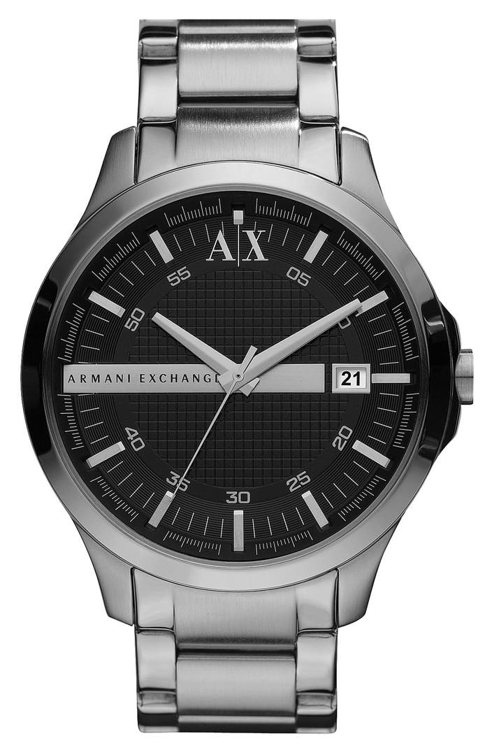 AX Armani Exchange Bracelet Watch, 46mm | Nordstrom