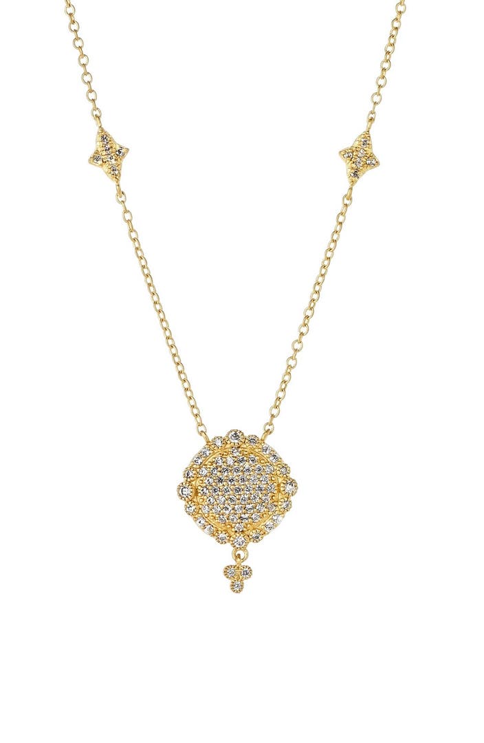 FREIDA ROTHMAN 'Mercer' Pavé Pendant Necklace | Nordstrom