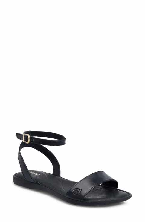 Women's Black Flat Sandals | Nordstrom