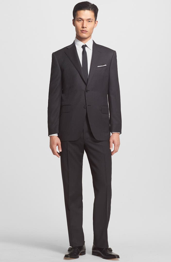 Canali Trim Fit Wool Suit | Nordstrom