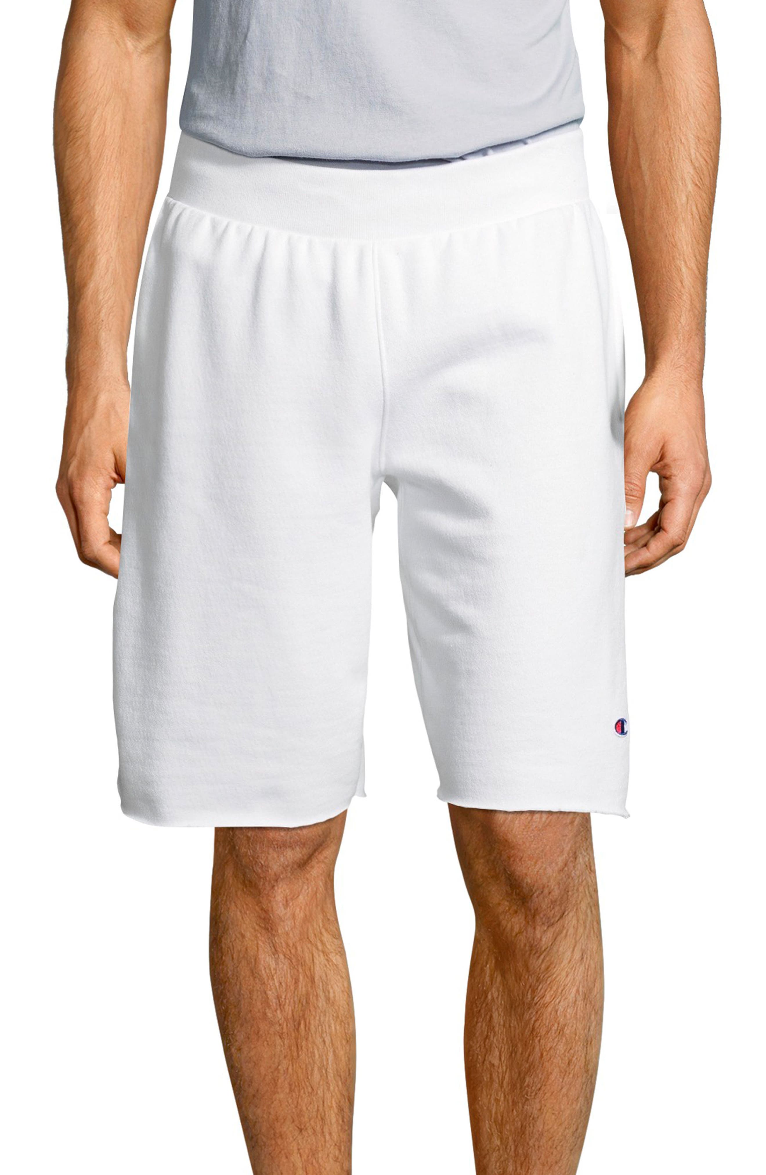 men's champion white shorts