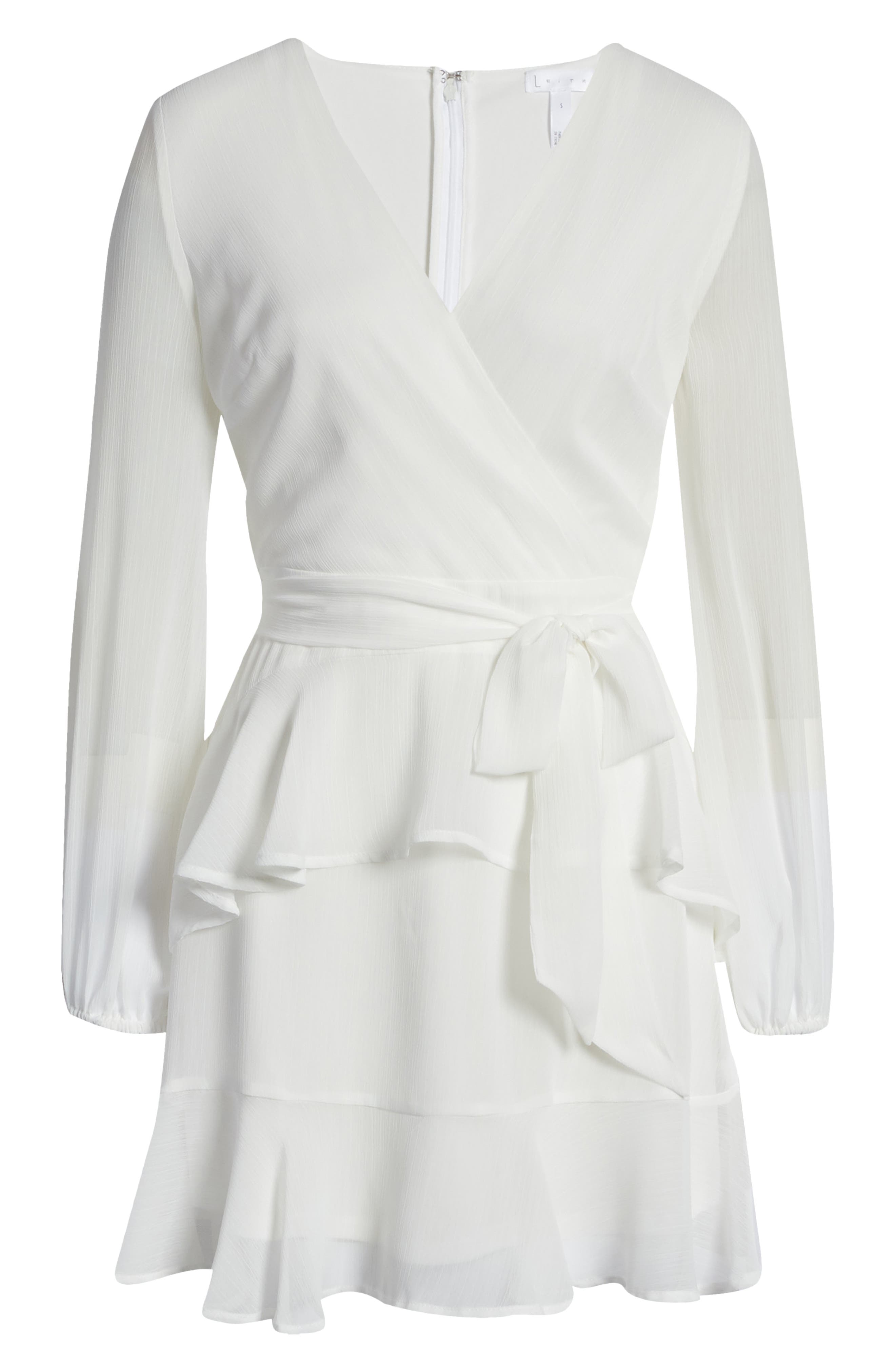 nordstrom white mini dress