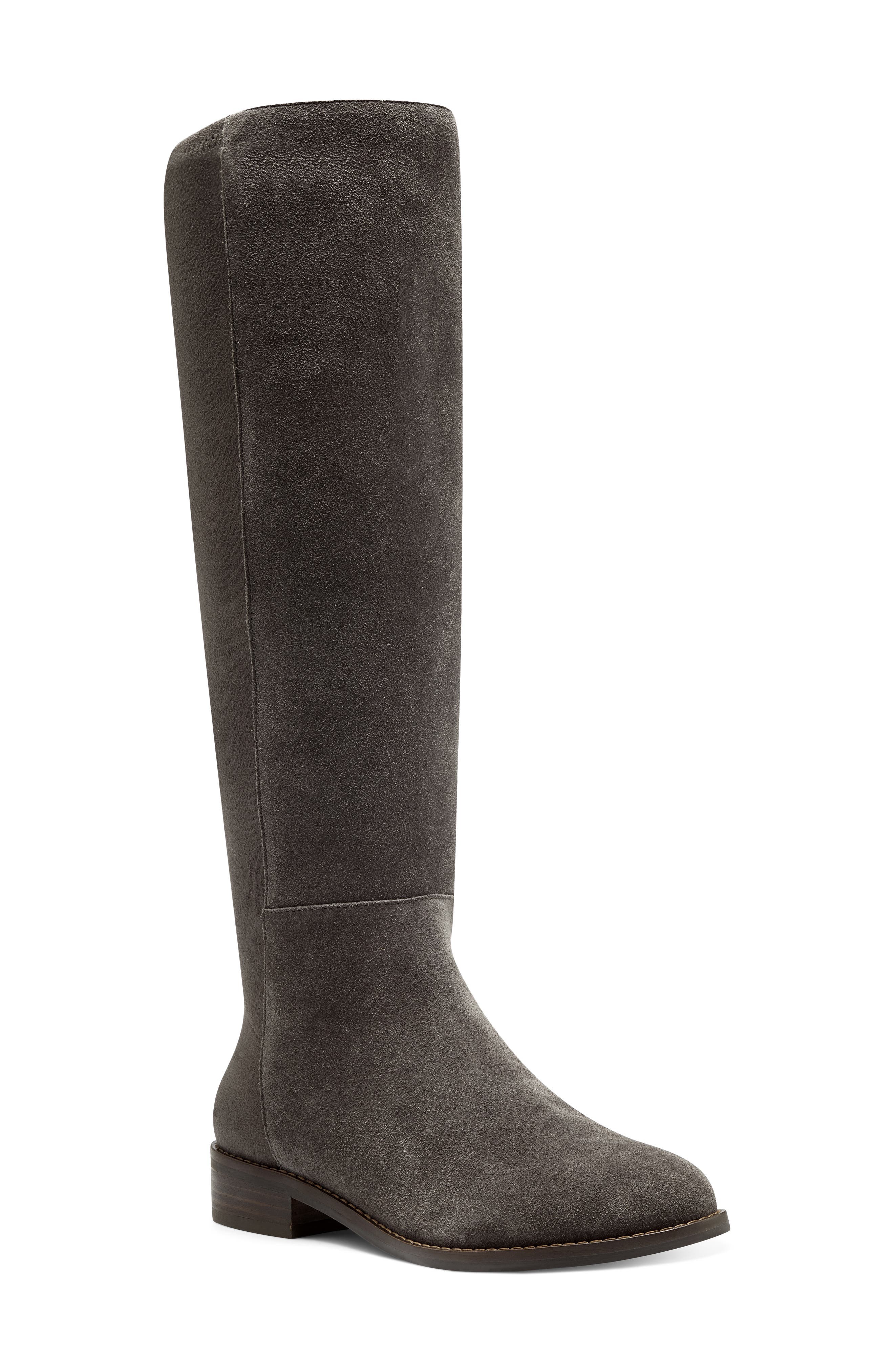grey tall boots womens