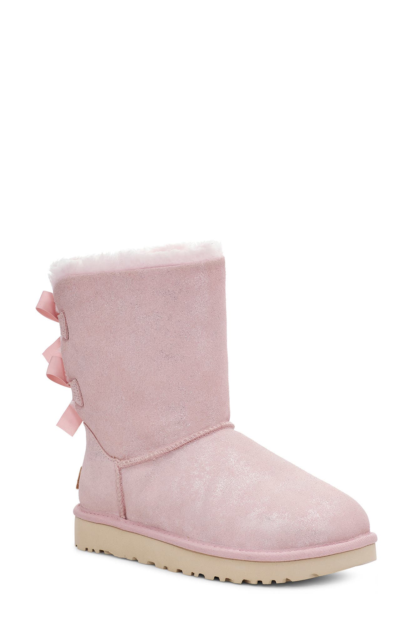 light pink boots women's