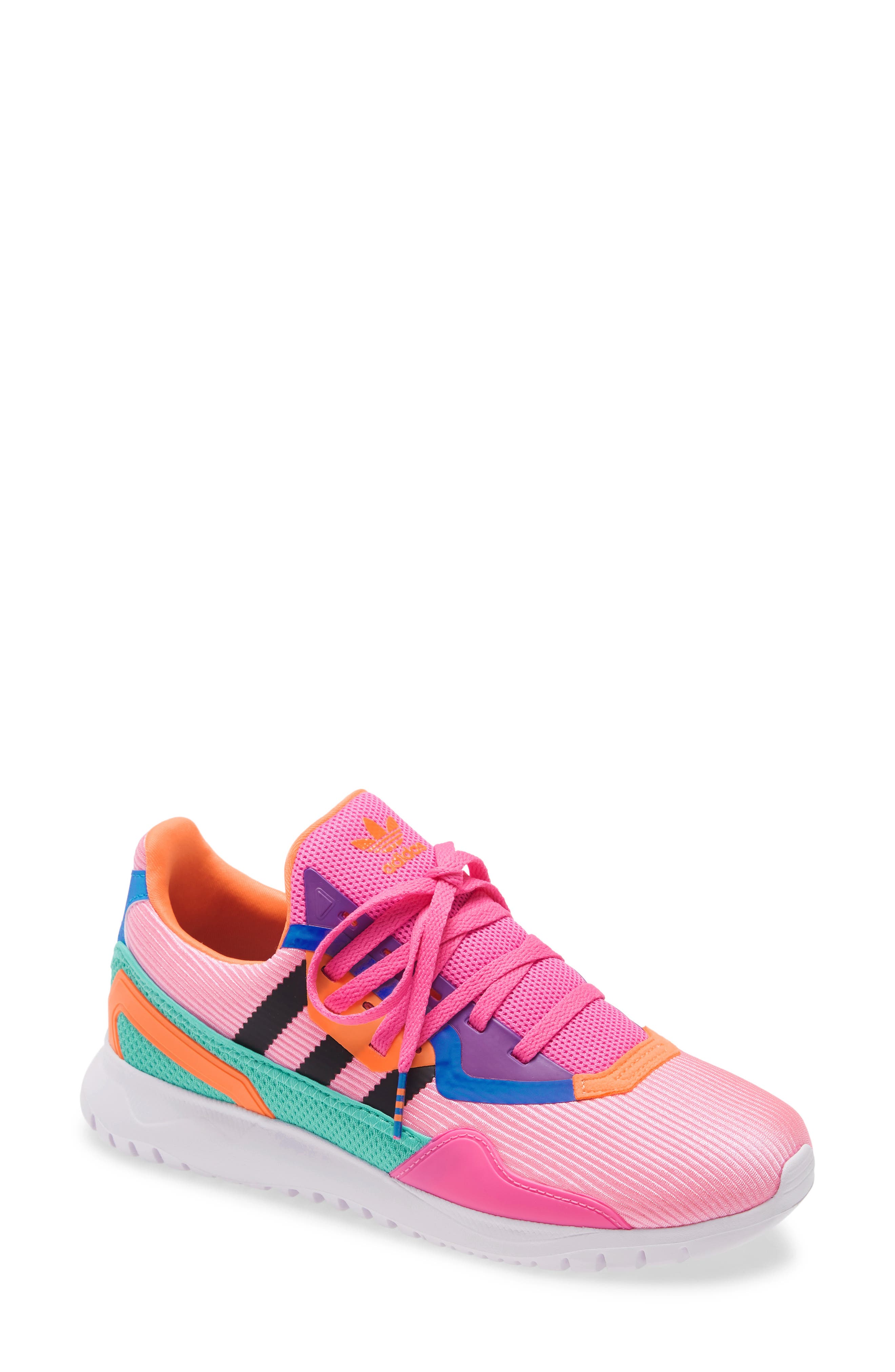girls pink running shoes