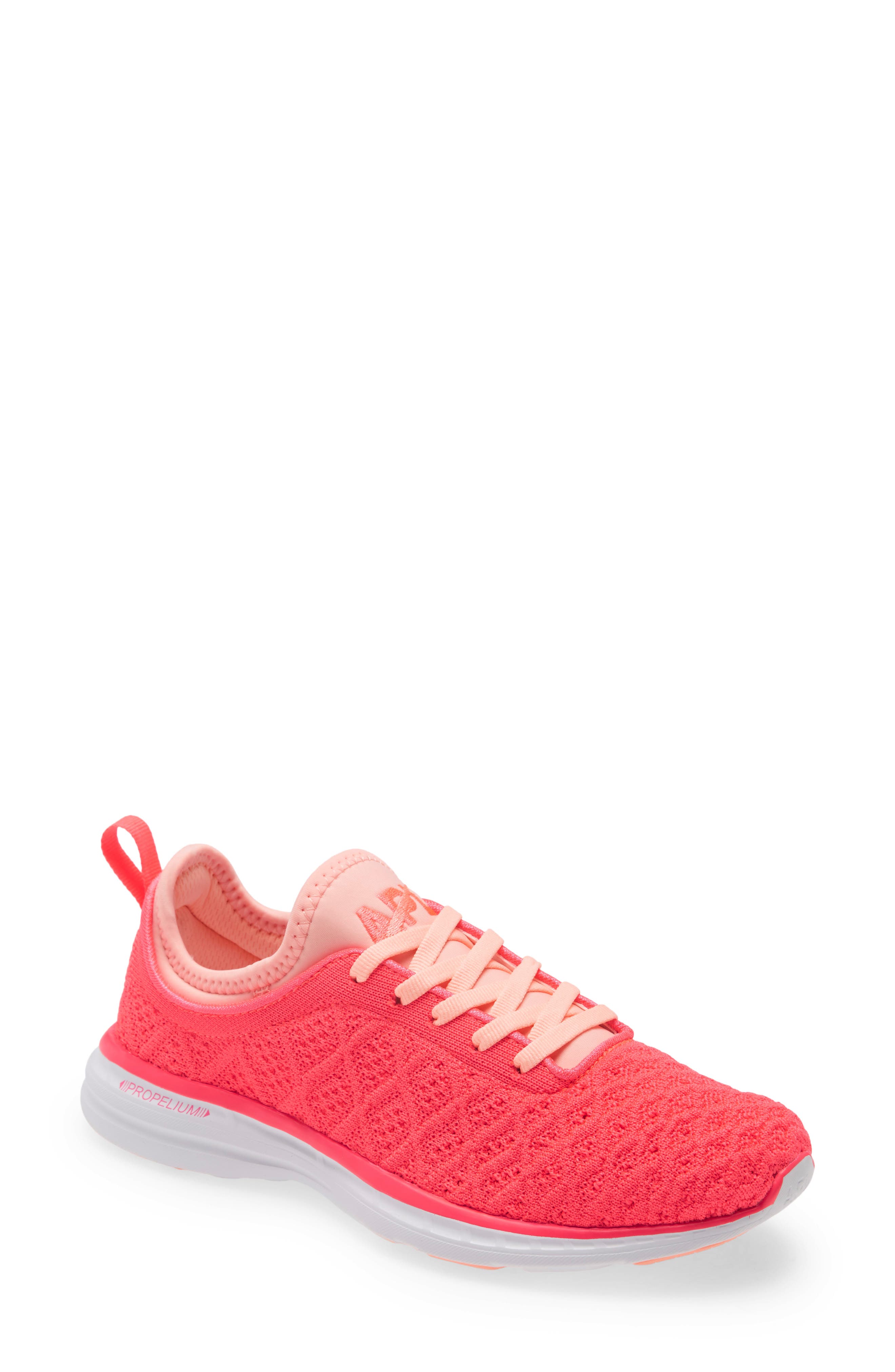 hot pink athletic shoes