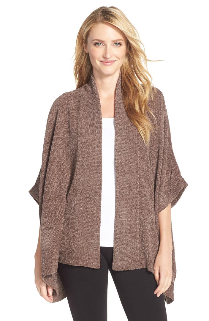 Natori 'Holly' Chenille Open Front Cardigan | Nordstrom