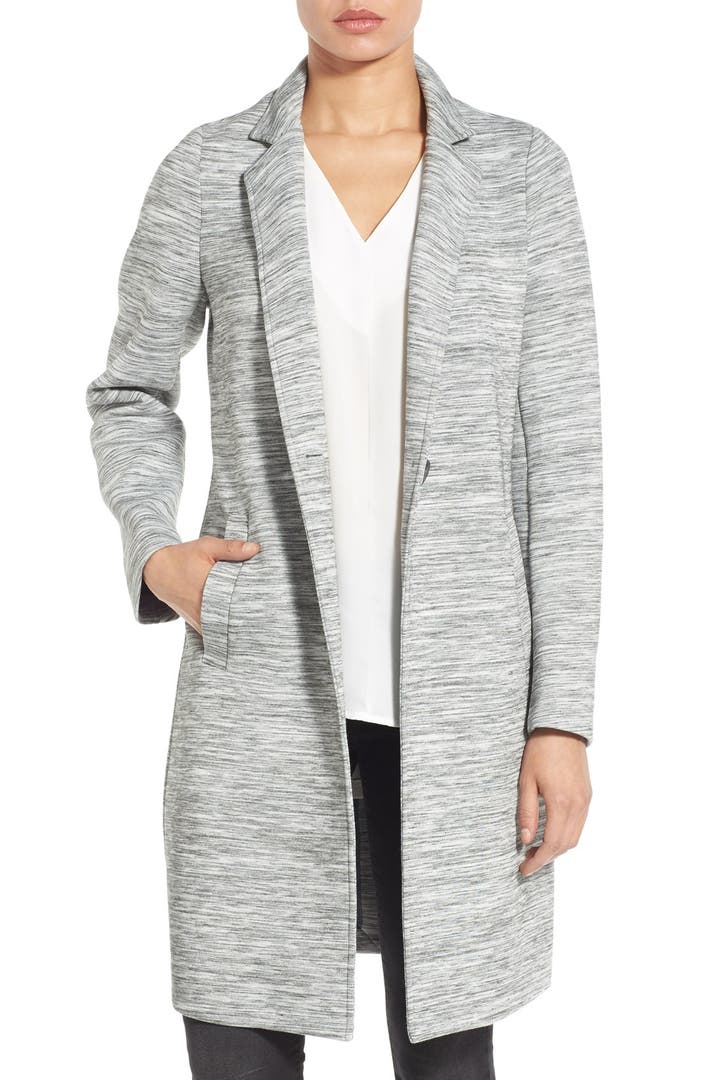 Kenneth Cole New York Jersey Knit Reefer Coat | Nordstrom