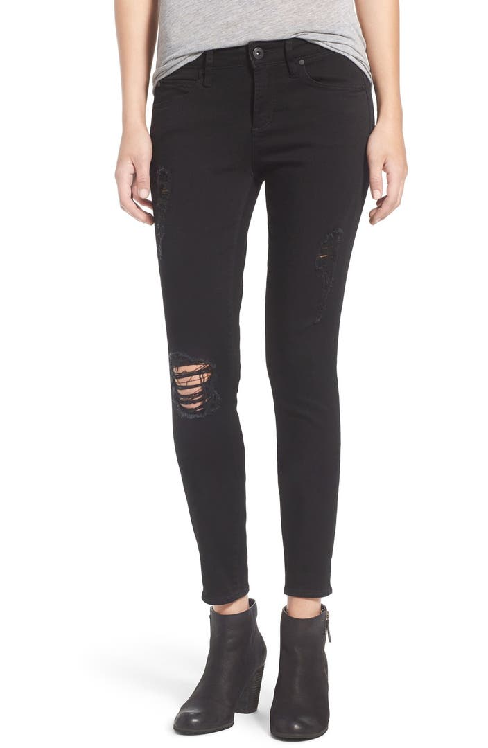 Articles of Society 'Sarah' Skinny Jeans (Black Cast) | Nordstrom