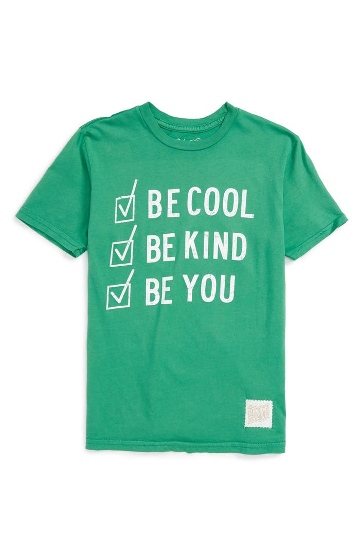 Retro Brand 'Be Cool Be Kind Be You' Graphic T-Shirt (Big Boys) | Nordstrom