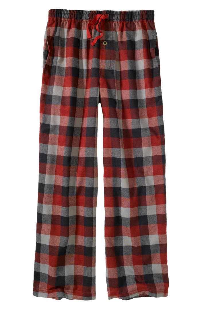 Pure Stuff Plaid Flannel Pajama Pants (Little Boys & Big Boys) | Nordstrom