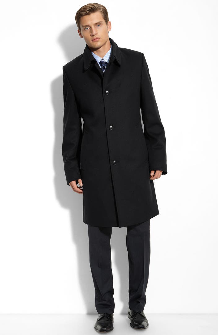 BOSS Black 'The Task' Wool & Cashmere Coat | Nordstrom