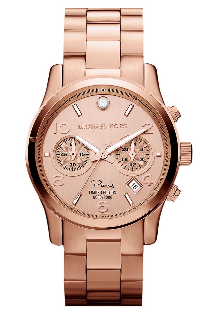 Michael Kors 'Runway - Paris' Chronograph Watch (Limited Edition ...