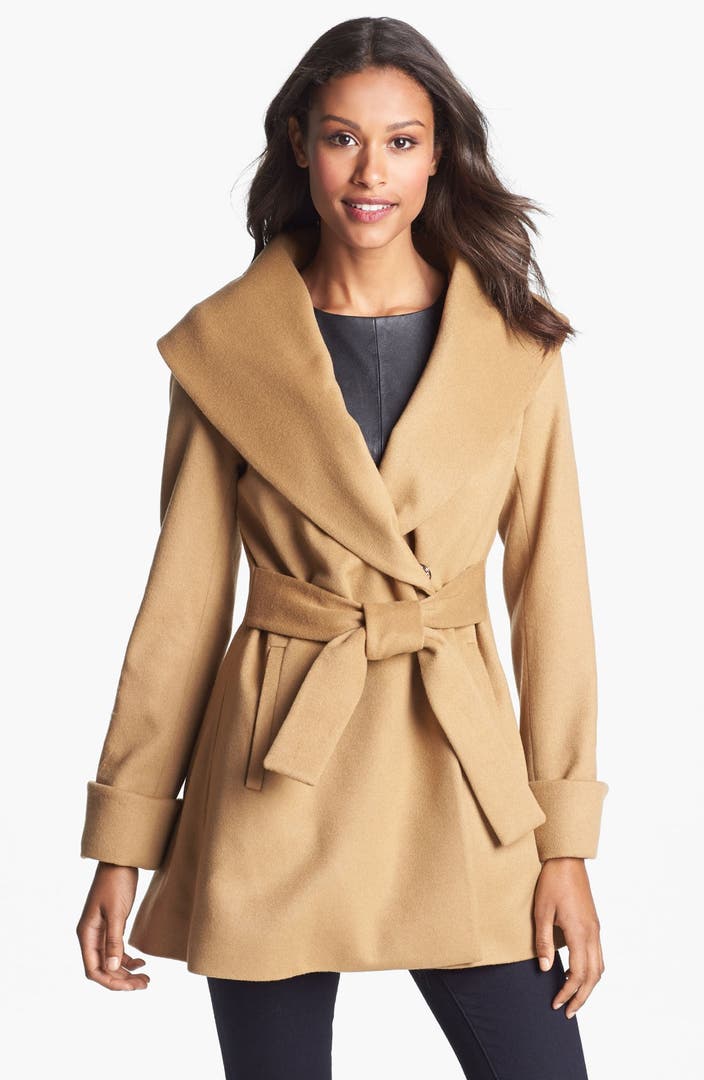 Trina Turk Belted Wrap Coat (Regular & Petite) | Nordstrom