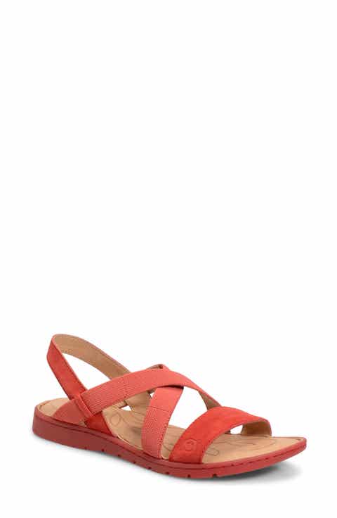 Women's Red Flat Sandals | Nordstrom