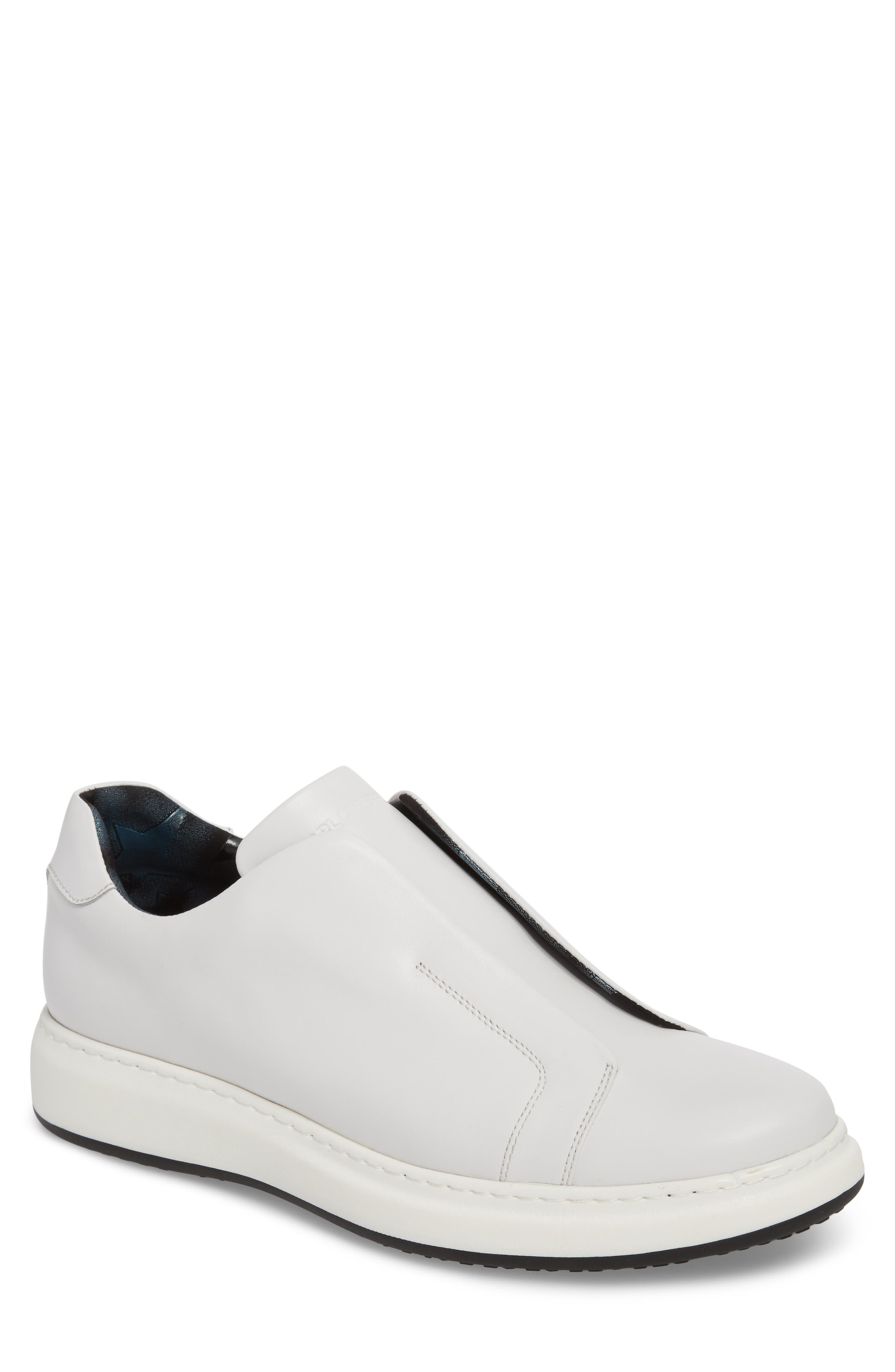 Karl Lagerfeld Classic Leather Platform Sneakers In White | ModeSens