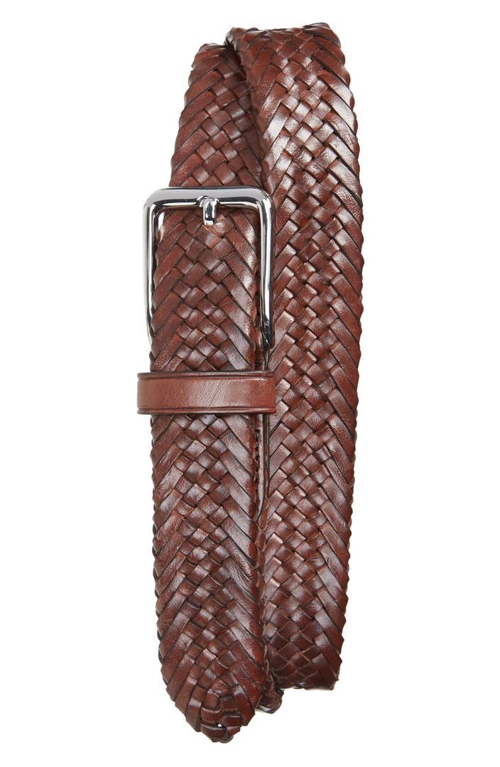 Nordstrom Men's Shop Braided Leather Belt | Nordstrom
